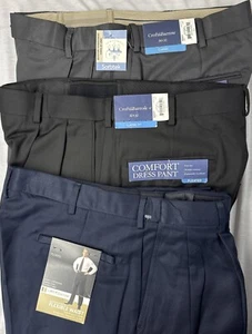 Neue Croft&Barrow Anzug-/Freizeithose mit erweiterbarem Bund für Herren - Auswahl - Bild 1 von 11