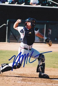 BRIAN McCANN ATLANTA BRAVES SIGNED 4X6 BASEBALL PHOTO NEW YORK YANKEES ASTROS - Picture 1 of 1