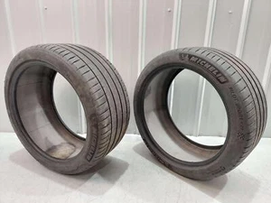 Tire Pair Of Michelin Pilot Sport 4 Zp Runflat 285/35zr20 104y 6/32 - Picture 1 of 21