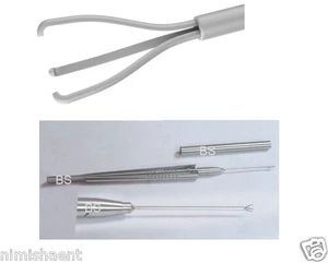SS 3 poli corpo estraneo vitreoretinico 20 pinze calibro vitrectomia oculare oftalmica - Foto 1 di 10