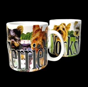 "Taza de café Yorkshire Terrier perro Yorkie 4"" de alto grande Americanware foto UNA" - Imagen 1 de 10