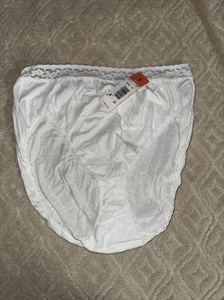 High waist White Cotton Underwear Size XL (NWT) - Picture 1 of 5