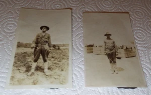 2 ANTICHI SOLDATI ESERCITO WWI BIANCO E NERO FOTOGRAFIE LEGGI!!! #2 - Foto 1 di 12