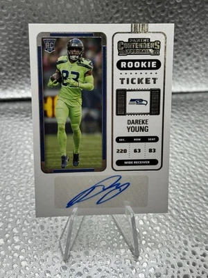 2022 Panini Contenders - Rookie Ticket Dareke Young #255 (AU, RC) - Image 1 of 2