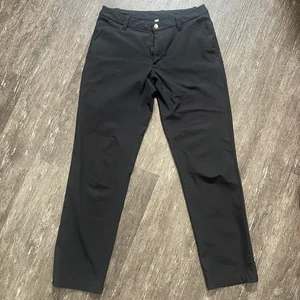 Lululemon Athletica Mens Black Golf Pants Size 34 ABC Commission - Picture 1 of 6
