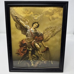 Marco de fotos San Miguel Arcángel arte de pared decoración San Miguel Arcángel Cuadro - Imagen 1 de 4