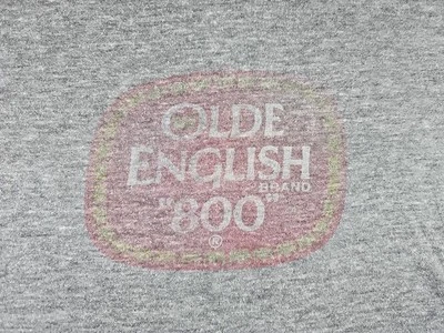 Alternative Vintage OLDE ENGLISH 800 Malt Liguor T Shirt 8 BALL LABEL LOGO OE Lg - Image 1 of 4