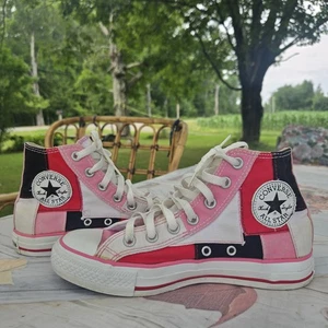 Converse Chuck Taylor HI Crafted Patchwork Sneaker 1Q483 Unisex Herren 5 Damen 7 - Bild 1 von 12