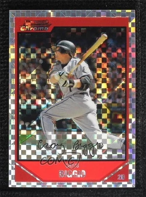 Bowman Chrome X-Fractor 107/250 2007 Craig Biggio #33 Salón de la fama Foto 1 de 3