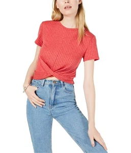 Project 28 Womens Twist-Front Crop Top Blouse - Picture 1 of 4