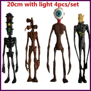 4 Teile/Set Sirenenkopf Action Figuren Spielzeug 20 cm Sirenenkopf Figur Horror Modell - Bild 1 von 24