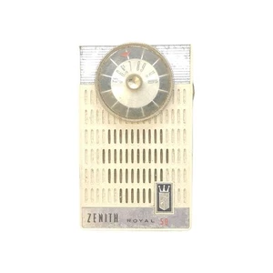 Zenith Model 50 Radio d'epoca a transistor AM anni 60 funzionante vecchia radio - Foto 1 di 8