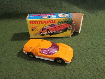 Литая модель автомобиля Mazda RX500 — винтажный спичечный коробок 1971 года серии Superfast No 66 - Изображение 1 из 4