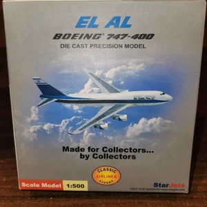 NEW Star Jets EL AL Boeing 747-400 Diecast 1:500 HTF - Picture 1 of 5
