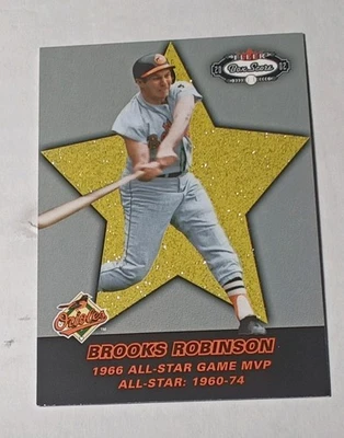 2002 Fleer Box Score Brooks Robinson #244 /100 First Edition - Image 1 of 2