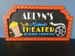 Adrianas Heimkino Festzelt Schild 20x10" - Bild 1 von 8