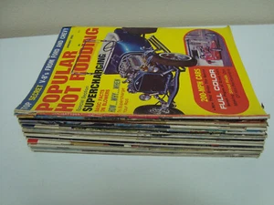 Lot of 15 VTG Popular Hot Rodding Magazine 1965-1969 - Picture 1 of 8