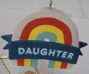 Hallmark Tochter Regenbogen Ornament Neu mit Etikett - d2g - Bild 1 von 4