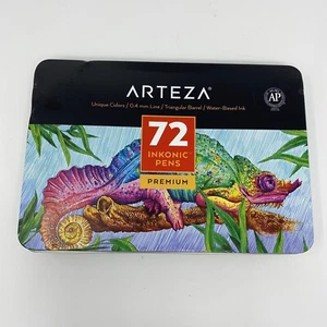ARTEZA Inkonic Fineliners Fine Point Pens Set of 72 Color Fine Tip Markers New - Picture 1 of 7