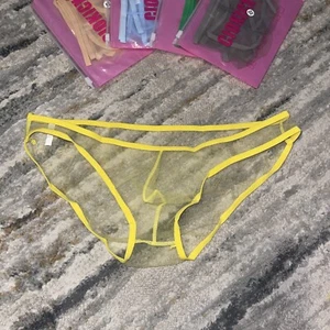 Set Of 5 Mens Bikini Underpants Sexy Pouch Enhancing Sheer Underwear XXL - Picture 1 of 2