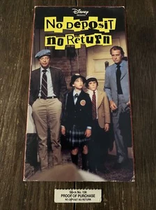 No Deposit No Return VHS 136 Video Tape Disney TESTED Working Has Proof Of Purch - Picture 1 of 8