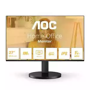 AOC 27B3HA2 27" Full HD 1920x1080 IPS HDMI/VGA LED Monitor Black - Picture 1 of 9