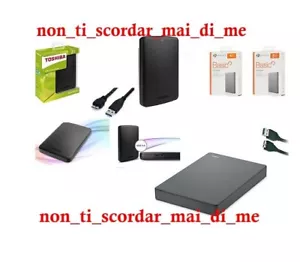 HARD DISK TOSHIBA CANVIO CANVIO 1TB 2TB 4TB SEAGATE 1TB 2TB 4TB 5TB STJL4000400 - Imagen 1 de 10