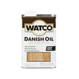 Watco Rust-Oleum Transparent Natural Oil-Based Danish Oil Sealer 1 qt A65741 - Picture 1 of 1