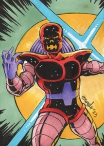 CLEARANCE ORIGINAL 1/1 Rom Spaceknight Mentos ACEO Sketch Card Fan Art - Picture 1 of 2