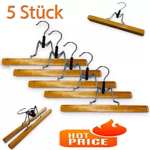 5 Stück Hosen Bügel, Hosenhalter , Hosenbügel, Hosenspanner, Hosen-Klemmbügel - Bild 1 von 5