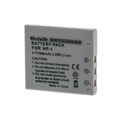 VHBW Akku für Konica Minolta Dimage X1 800mAh 3,7V