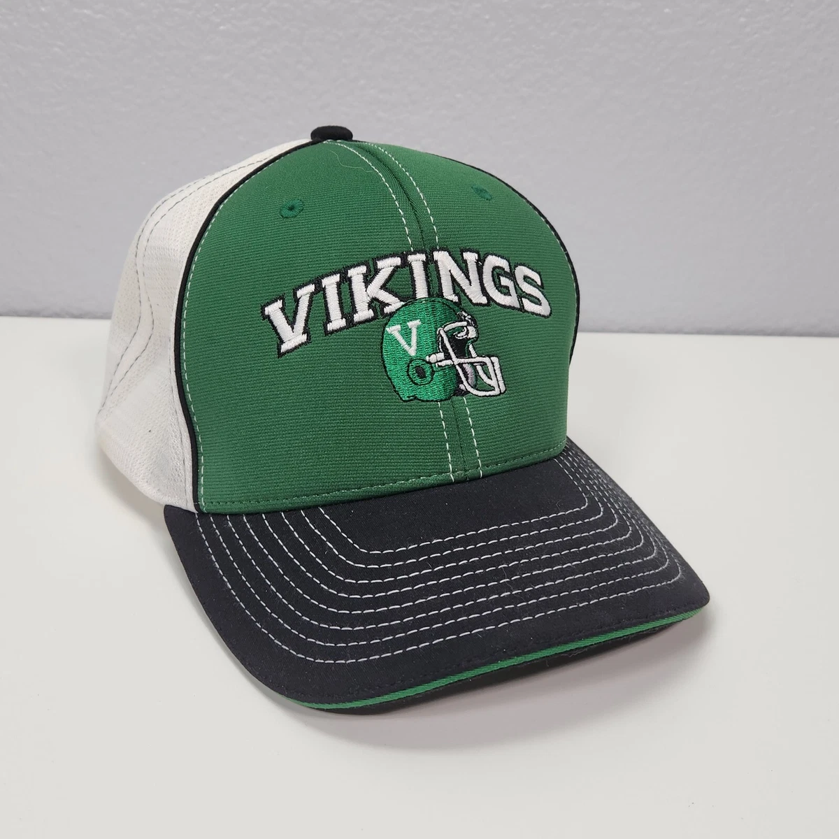 Portland State University Vikings Baseball Hat - Adjustable PSU PDX Embroidered Cap (Style A, Black) - View #3