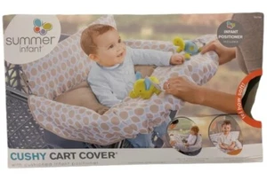 2-in-1 Cushy Cart Cover and Seat Positioner, Dots and Diamonds - Picture 1 of 9