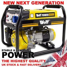 Ex Display 3000w Petrol Generator 3.75KVA Wolf Portable Camping Power WPB4010LR