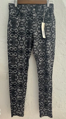 Jeggings Yelete para mujer nuevos con etiquetas mezcla de algodón estampado de serpiente talla XL Foto 1 de 4