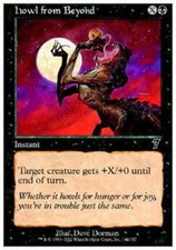 4x Howl from Beyond MTG 7th Edition NM Magic Regular