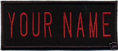 Parche de etiqueta con nombre de estilo Ghostbusters 2 personalizado con respaldo de GANCHO - "TU NOMBRE" Foto 1 de 3