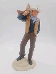 1985 Avon Images Of Hollywood John Wayne Collectable Vintage Porcelain Gift - Picture 1 of 5