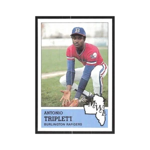 1983 Fritsch Minor League Antonio Triplett Burlington Rangers #6.0 - Picture 1 of 3