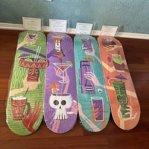 4 Shag Skateboard Decks Art 73/100 Josh Agle Limited Edition Planks Complete Set - Picture 1 of 11