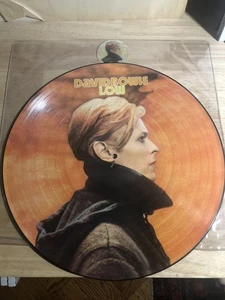 DAVID BOWIE LP LOW PICTURE DISC RARE UK VG+ ENO - Picture 1 of 4