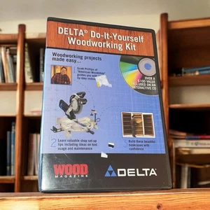 DELTA Do It Yourself Woodworking Kit Interactive CD-ROM WinMac Project Plans NEW - Picture 1 of 3
