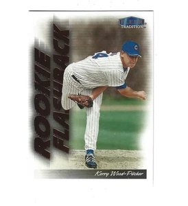 1999 Fleer Tradition Rookie Flashback #15 Kerry Wood CHICAGO CUBS - Foto 1 di 2