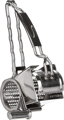 -60335-Rallador Cuchillas -60335-Grattugia Inox 2 Lame, Metallo, Multicolore, Ta - Immagine 1 di 4