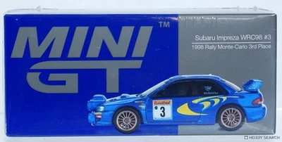 Mini GT Subaru Impreza WRC98 3 - 1998 Rally Montecarlo 3rd place - sealed - Immagine 1 di 2