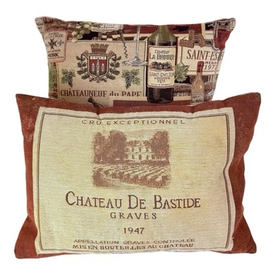 Juego de Almohadas Cojín Tapiz Inglés Hines Bodega Francesa Foto 1 de 4