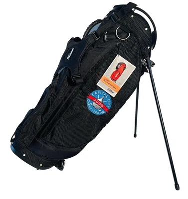 Сумка для гольфа стойка Titleist x77 черная 6-полосные разделители двойной ремень 6,2 фунта новая с бирками - Изображение 1 из 4