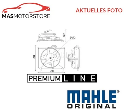 LÜFTER KÜHLERLÜFTER LÜFTERMOTOR MAHLE ORIGINAL CFF 541 000P I FÜR SMART - Image 1 of 4