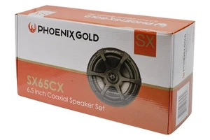 Phoenix Gold SX65CX High end Coaxial Speakers Focal Hertz Fosgate Kicker Pioneer - Picture 1 of 5