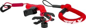 Fly Racing Ultra Cord Floating Tethercord/Lanyard - RED Watercraft FUJL-2389-RED - Picture 1 of 3